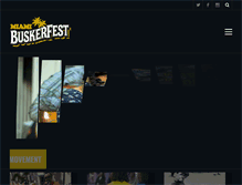 Tablet Screenshot of buskerfestmiami.com